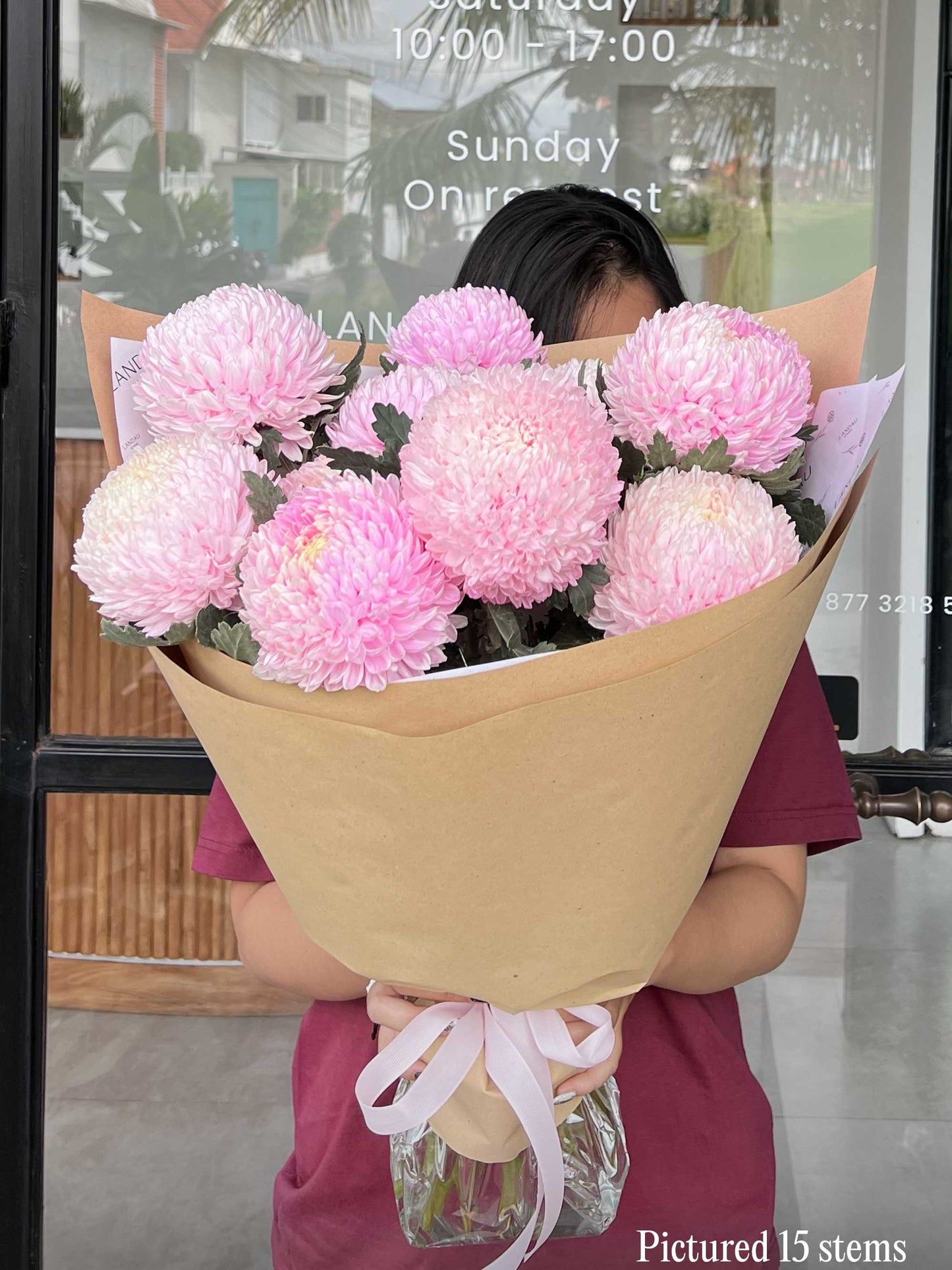 Mono Bouquet Chrysanthemums