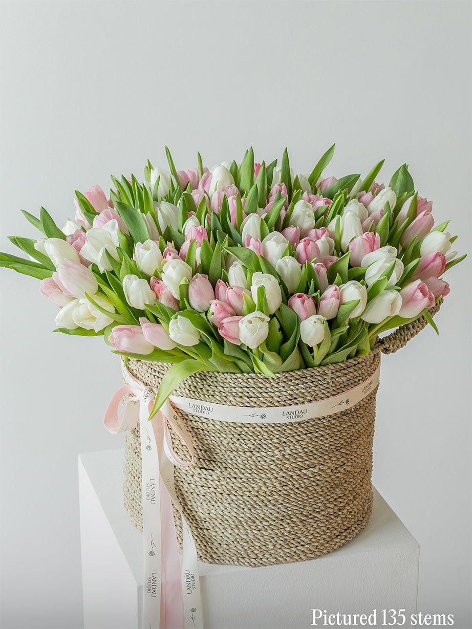 Tulips in a Basket