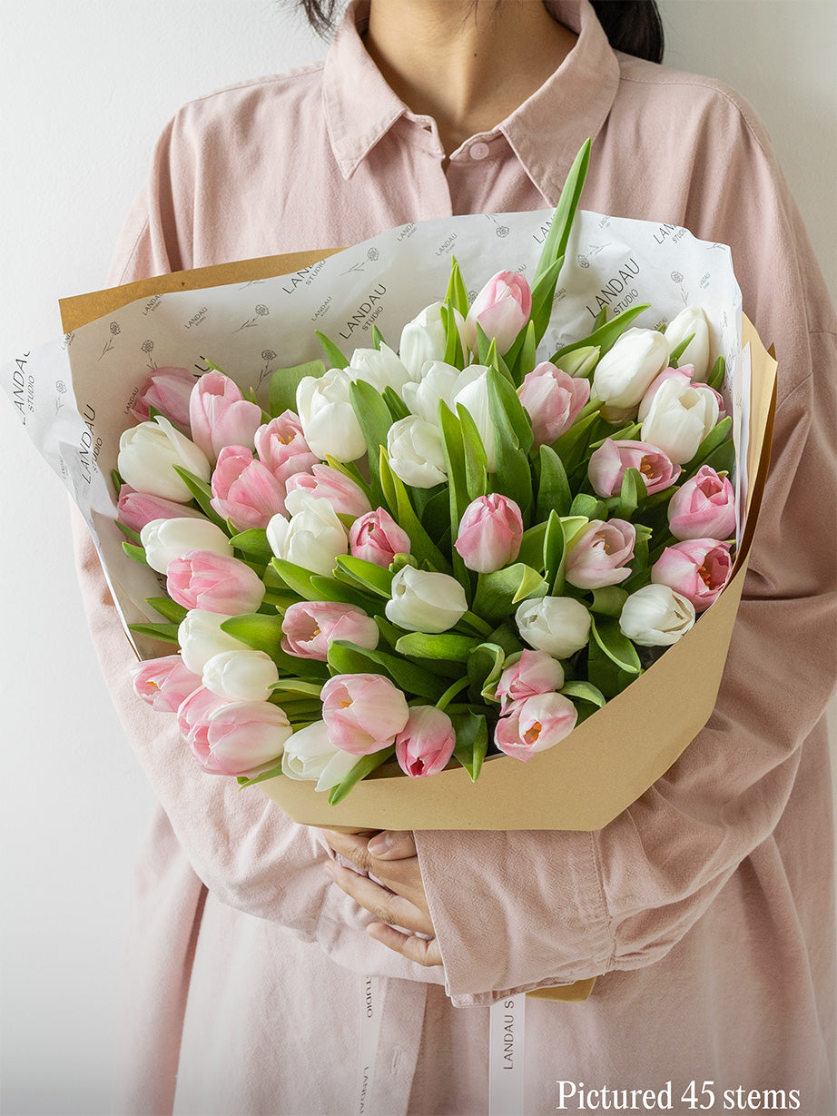 Mono Tulips Bouquet