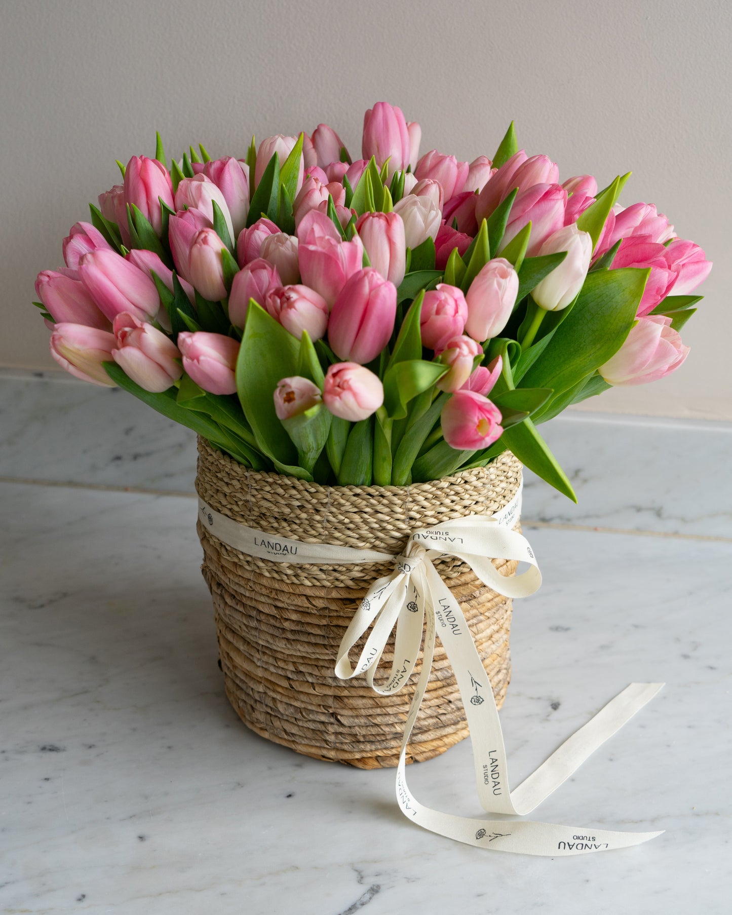 Tulips in a Basket