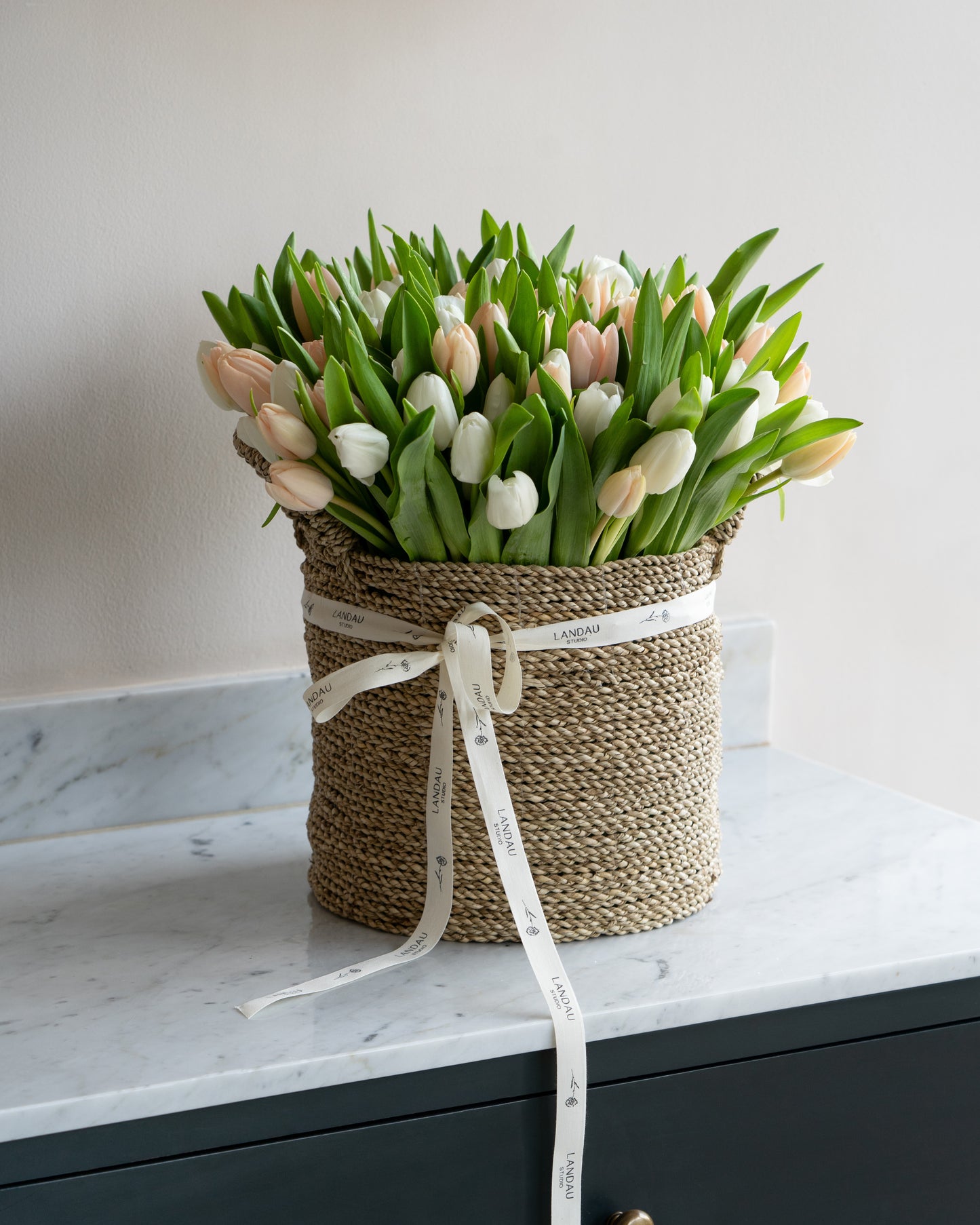 Tulips in a Basket