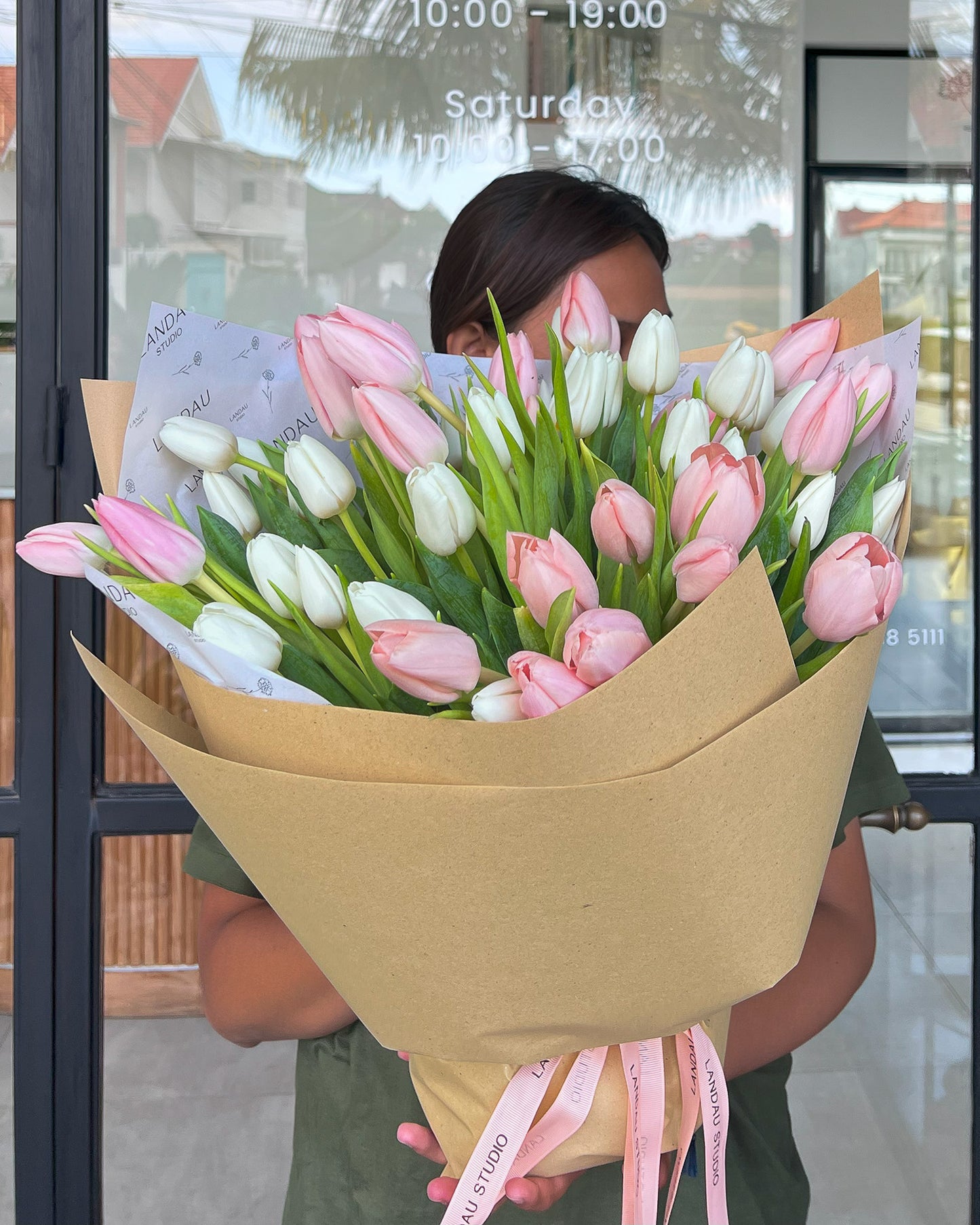 Mono Tulips Bouquet