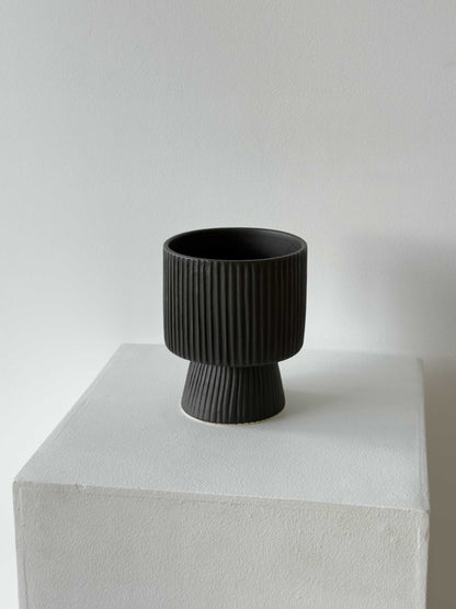 Angel Black Vase