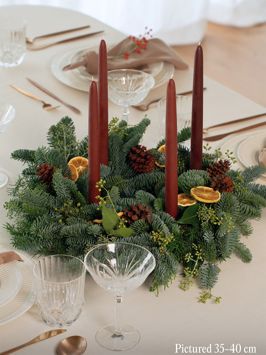 Advent Wreath - 4 Taper Candles