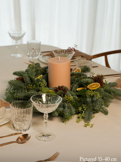 Christmas Table Wreath - Single Alami Candle