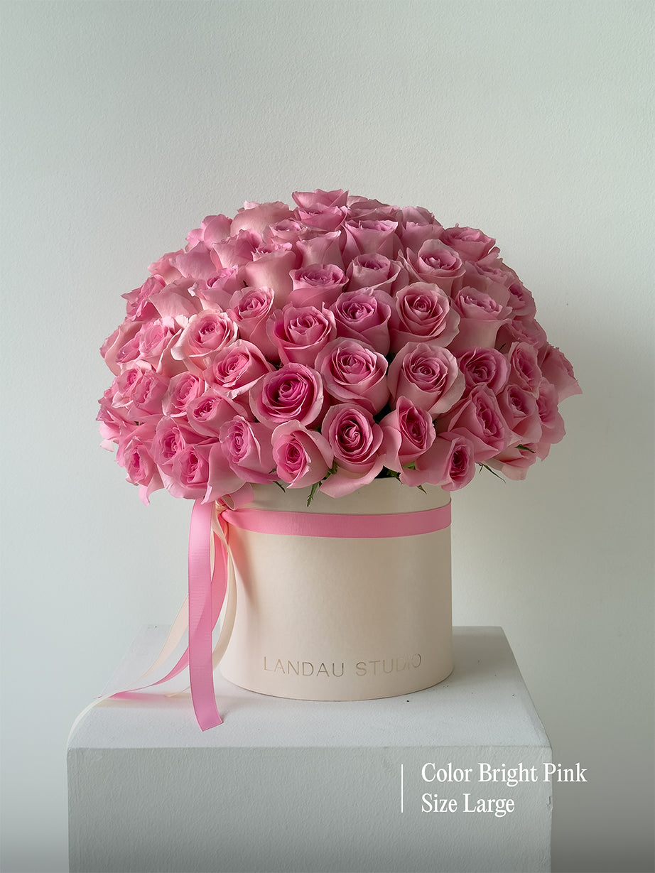 Mono Roses Box/Basket
