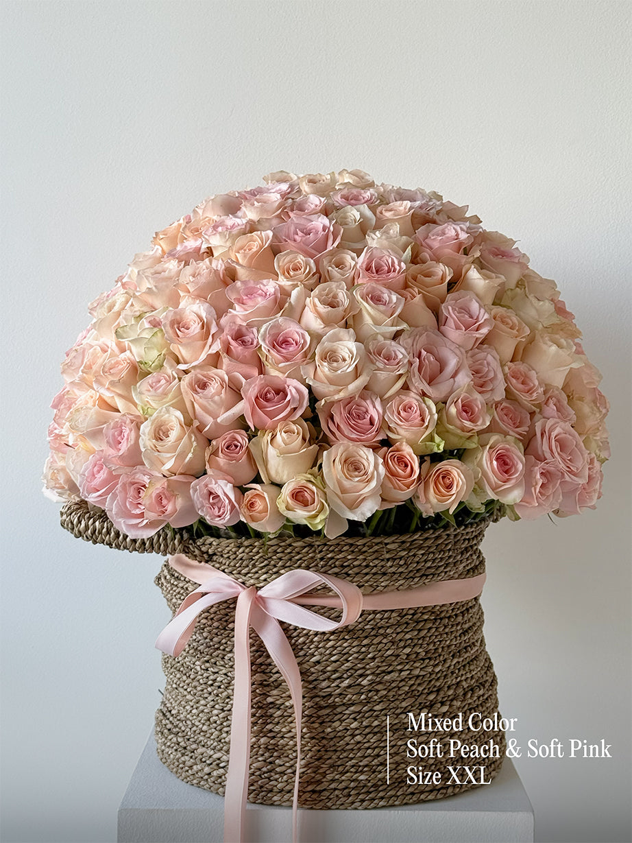 Mono Roses Box/Basket