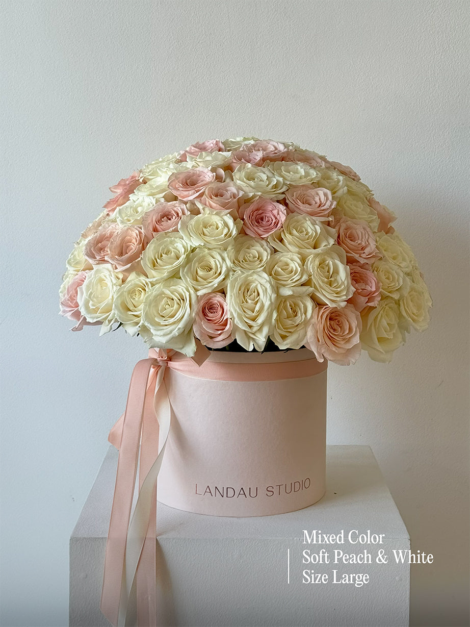 Mono Roses Box/Basket