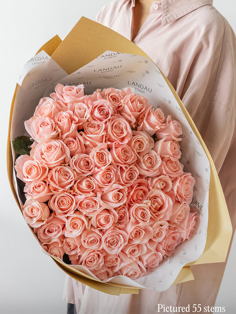 Mono Holland Roses - Pastel Bouquet