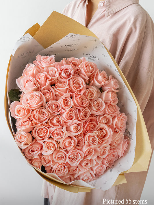 Mono Holland Roses - Pastel Bouquet