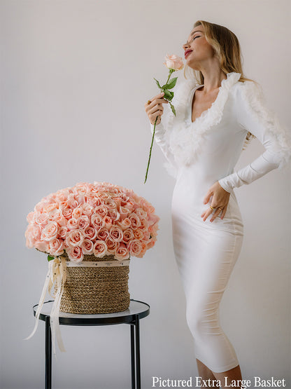 Mono Holland Roses - Pastel in a Box/Basket