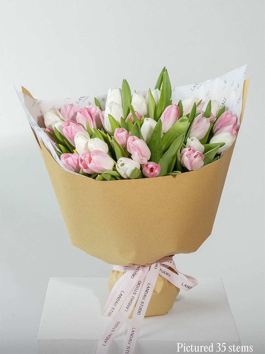 Mono Tulips Bouquet