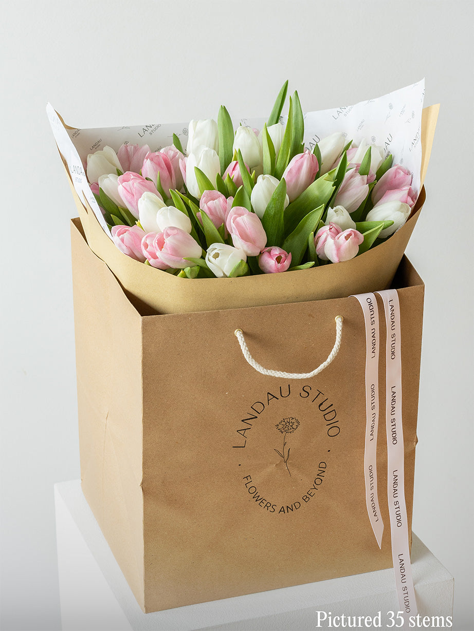 Mono Tulips Bouquet