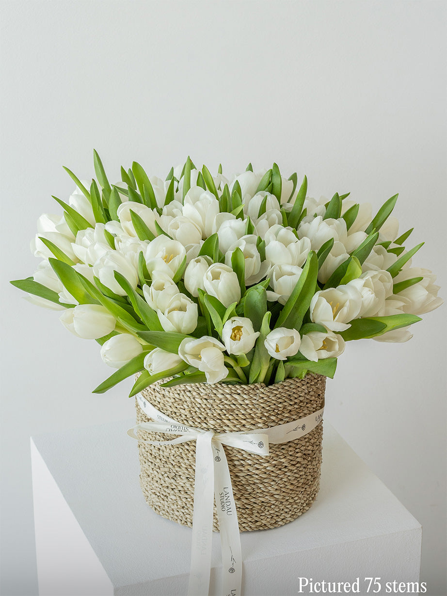 Tulips in a Basket