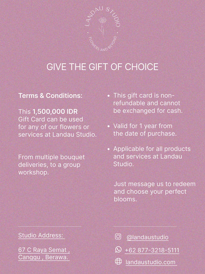 Landau Studio Gift Card